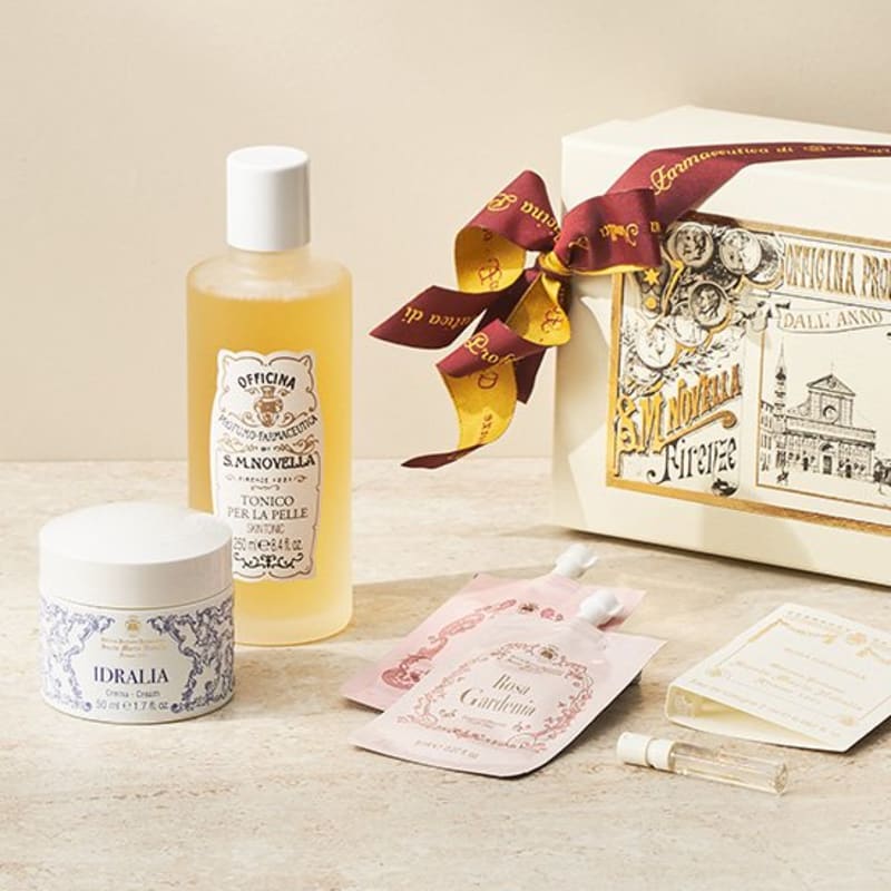 [Santa Maria Novella] Tonico Per La Perle (Nutritious Toner) & Idralia Cream (Moisture Rose Cream) Planning Set