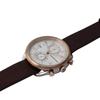 MASTERWORKS Watch Quattro/002 (Silver/Dark Brown)