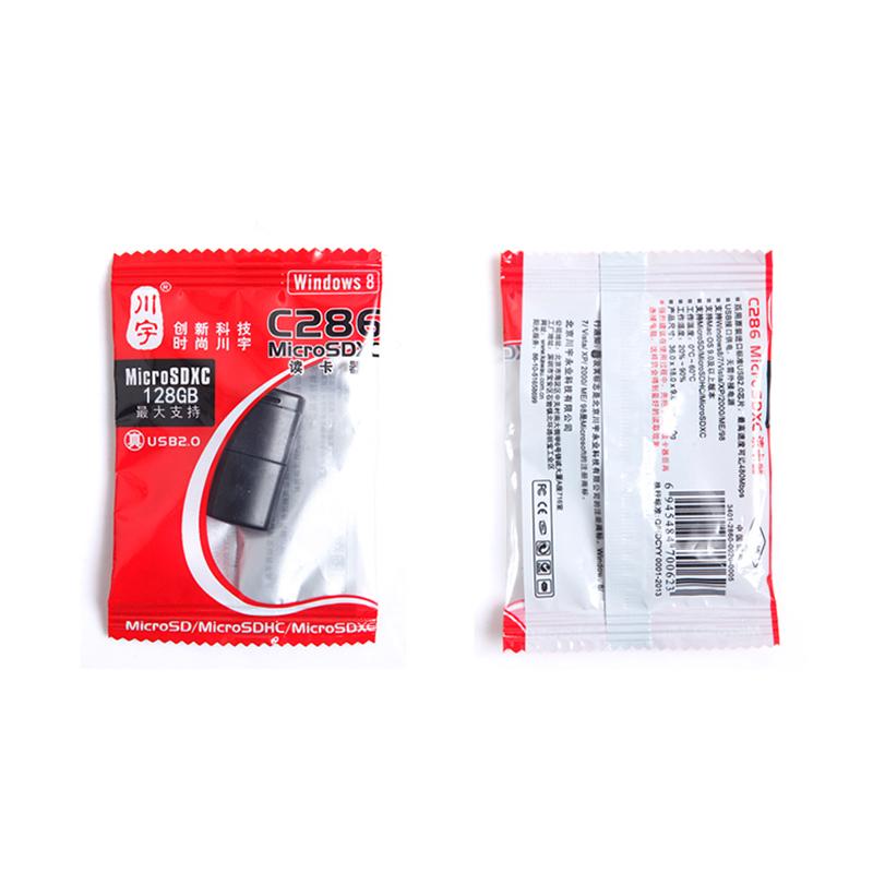 Kawau Micro SD Card Reader 2.0 Высокоскоростной USB-адаптер со слотом для TF-карты C286 Максимальная поддержка памяти 128 ГБ