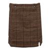Jil Femme Short Brown Wool Tweed Check Skirt