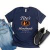 Tito T Shirts TITO'S Handmade Vodka Graphic T Shirts Short Sleeve Streetwear Tshirt Vintage Men Women T-Shirt Aesthetic Clothes