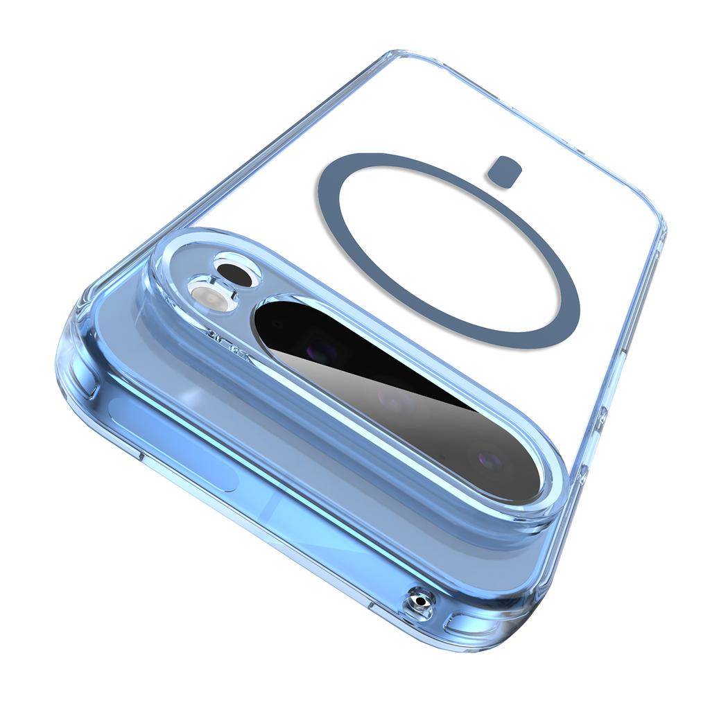 For Google Pixel 9 Pro XL Phone Case, Magnetic Shockproof Transparent Cover for Google Pixel 9 Pro XL