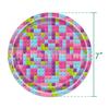 Colorful Building Block-themed Decoration Party Disposable Tableware Set, Children's Birthday Party Scene Decoration Supplies