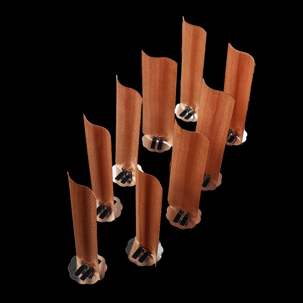 Natural Candle Making Large Flame Handmade DIY Candle Accessory Candle Wicks Wood Chip Candle Cores