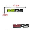 AAABV1 3D Metal VRS Sticker Car Styling for Skoda VRS Octavia Elroq Fabia Rapid Superb Kodiaq Front Grille Emblem Rear Trunk Decals