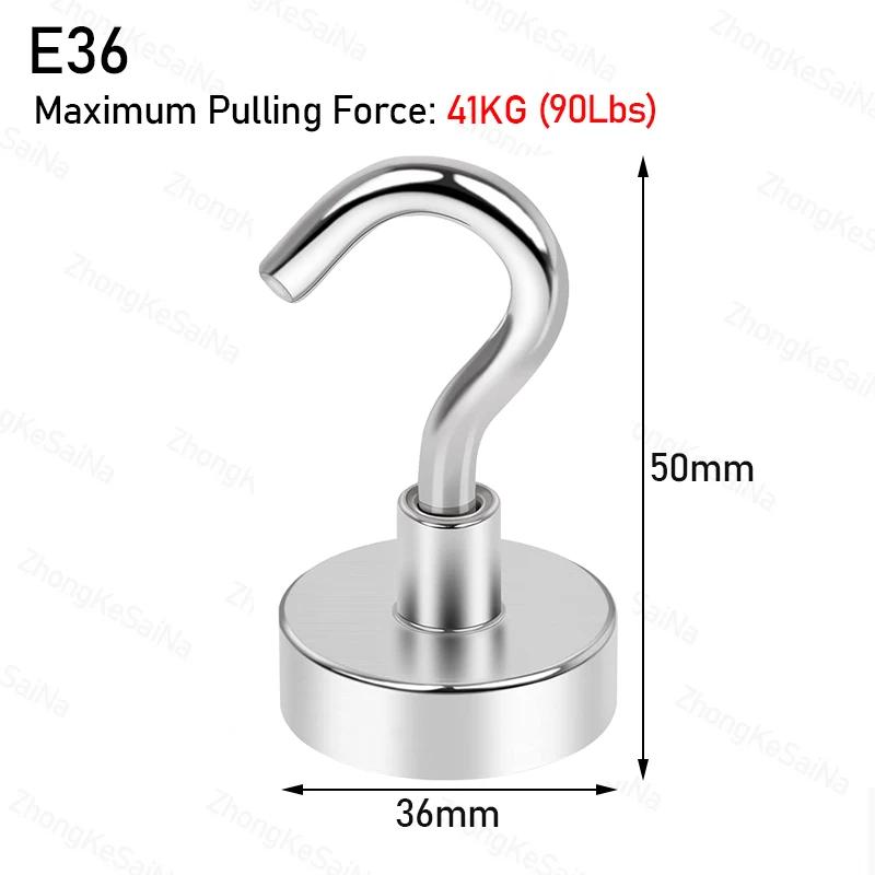 60/40/20 шт. Крючки с сильным магнитом, неодимовые магнитные крючки, сверхпрочные магниты для земли с крючком, круизные крючки, магниты для холодильника