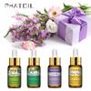PHATOIL 5ML Bergamot Peppermint Tea Tree Pure Essential for Air Purifier Spa Body Massage Skin Care Relieve Pain Lavender Rose Aroma Oil