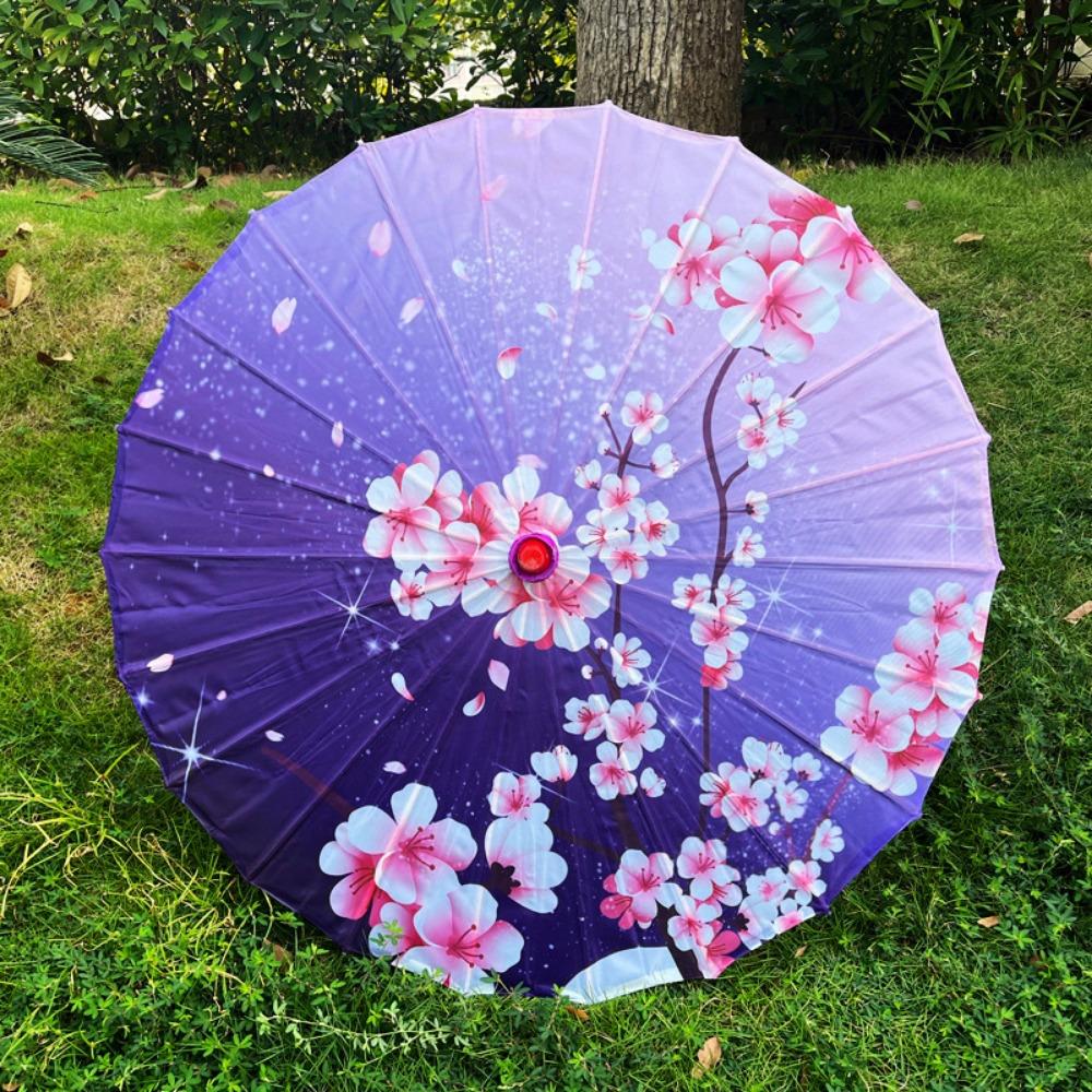 10 Colors Oiled Paper Umbrella Chinese Antique Style Dance Performance Umbrella Dance Performance