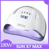 SUN X7 Max All Gel Nail Lamp Auto 57LED UV Lamp Powerful Quick Dry Nail Dryer Professional Nail Drying Lamp