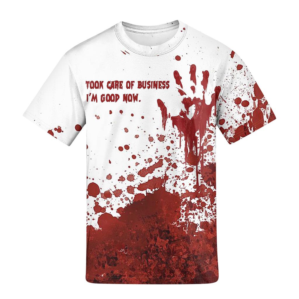 Men's T-shirt T-shirts Graphic Text Pool3D Printing Street Casual Short Sleeve Printed Clothing Basic