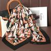 New Silk Shawl Square Scarf for Women Neckerchief Female Headband Hair Wrap Print Ladies Foulard Fashion Hijab Bandana
