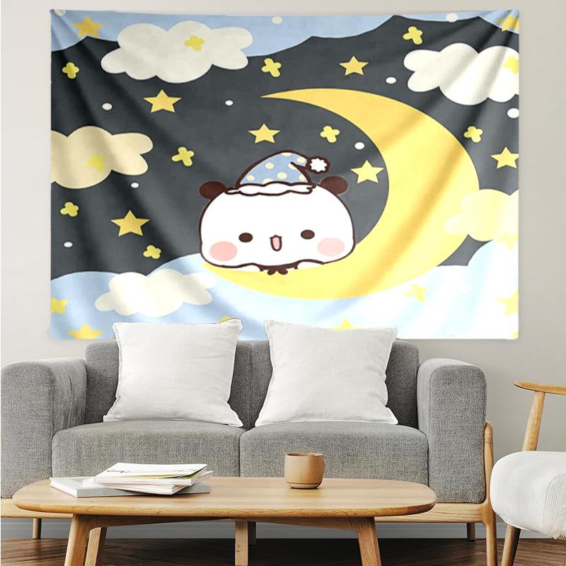 Bobo Dudu Dreams Moon Night Tapestry Hanging for Bedroom,Livingroom, Playroom,Decor Art Room Wall Tapestry Holiday and Birthday Gifts