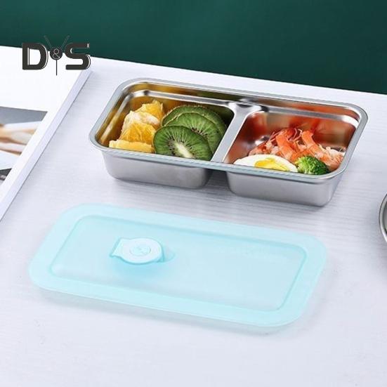 Ланч-бокс с двумя отделениями Контейнеры для закусок Многоразовые контейнеры для приправ с крышками для закусок Соусы Дипы Кемпинг Путешествия
