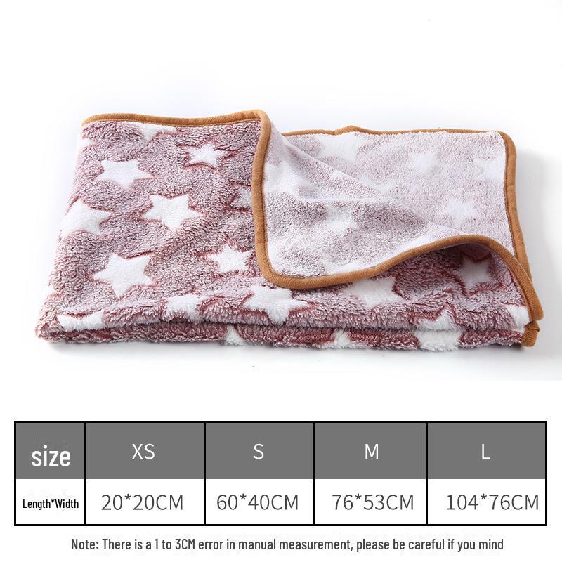 Коврики и одеяла для домашних животных: Толстый коралловый флис для собак и кошек