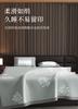 Summer breathable ice silk touch ice vine cooling mat three piece set bed mat/sheet style - elegant and grey