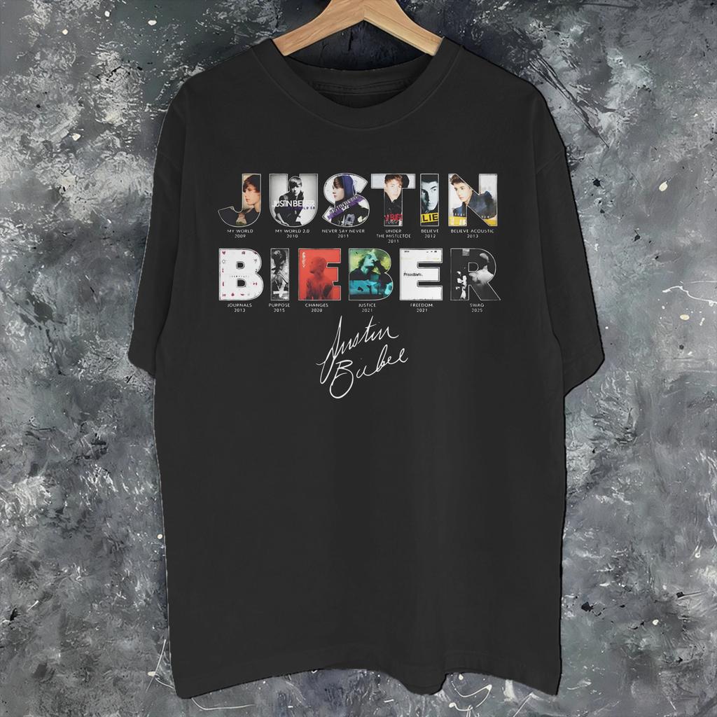 Футболка Justin Bieber Coachella Bieberchella Concert 2026 для унисекс женщин Новое поступление Футболки Хлопковая одежда