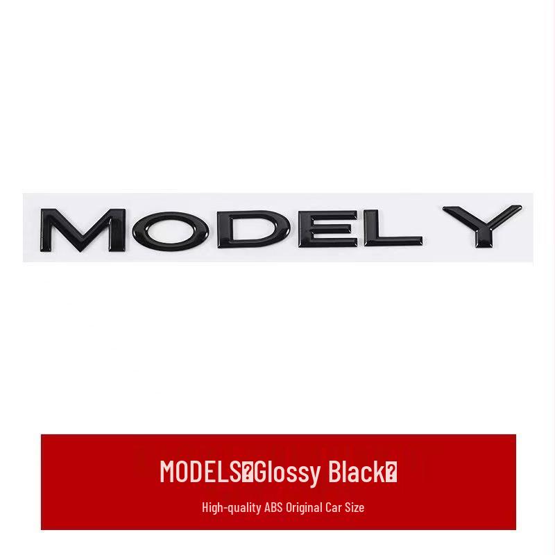 Tesla Model Y & 3 Front/Rear Trunk English Letter Logos Sticker