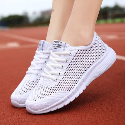 Модные кроссовки женские летние повседневные спортивные туфли Tenis дышащая сетка модные кроссовки женские Zapatos Altos Hombre