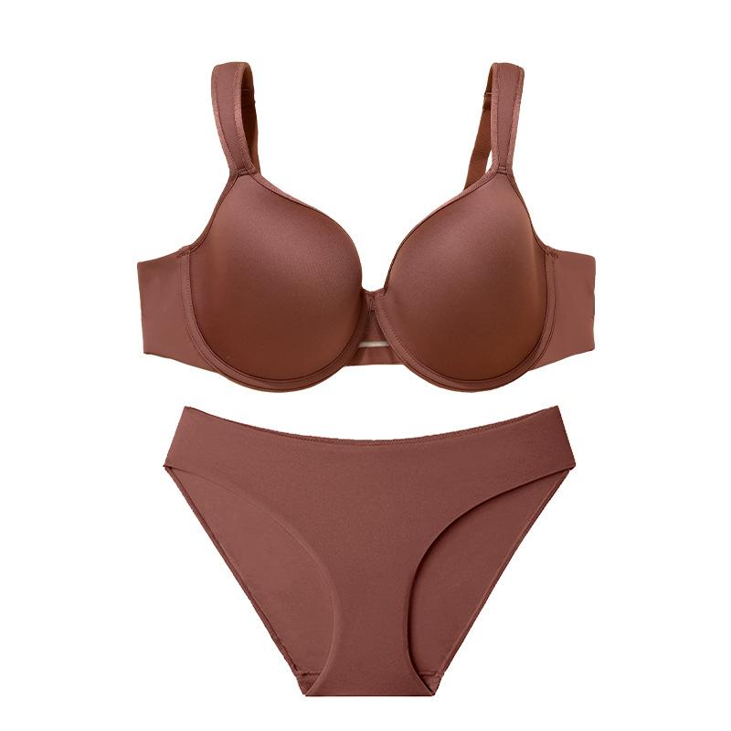 Бюстгальтеры, которые делают грудь меньше, предотвращающие провисание, пуш-ап с полным покрытием чашек, дышащие бесшовные трусики, комплекты нижнего белья больших размеров