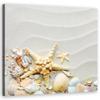 Печать на холсте Shells Beach бежевый