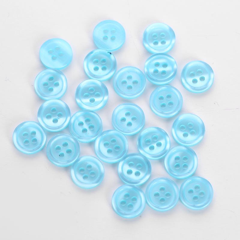 Round 2 Hole Resin Button Sewing Fit Scrapbooking Apparel Crafts Diy Decoration 24PCS