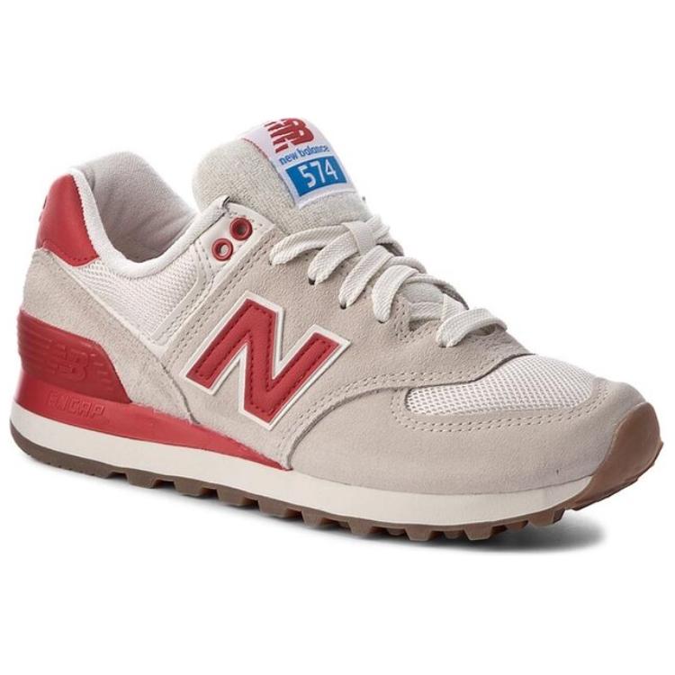Women's Sneakers New Balance 574 Grey/Red Women's