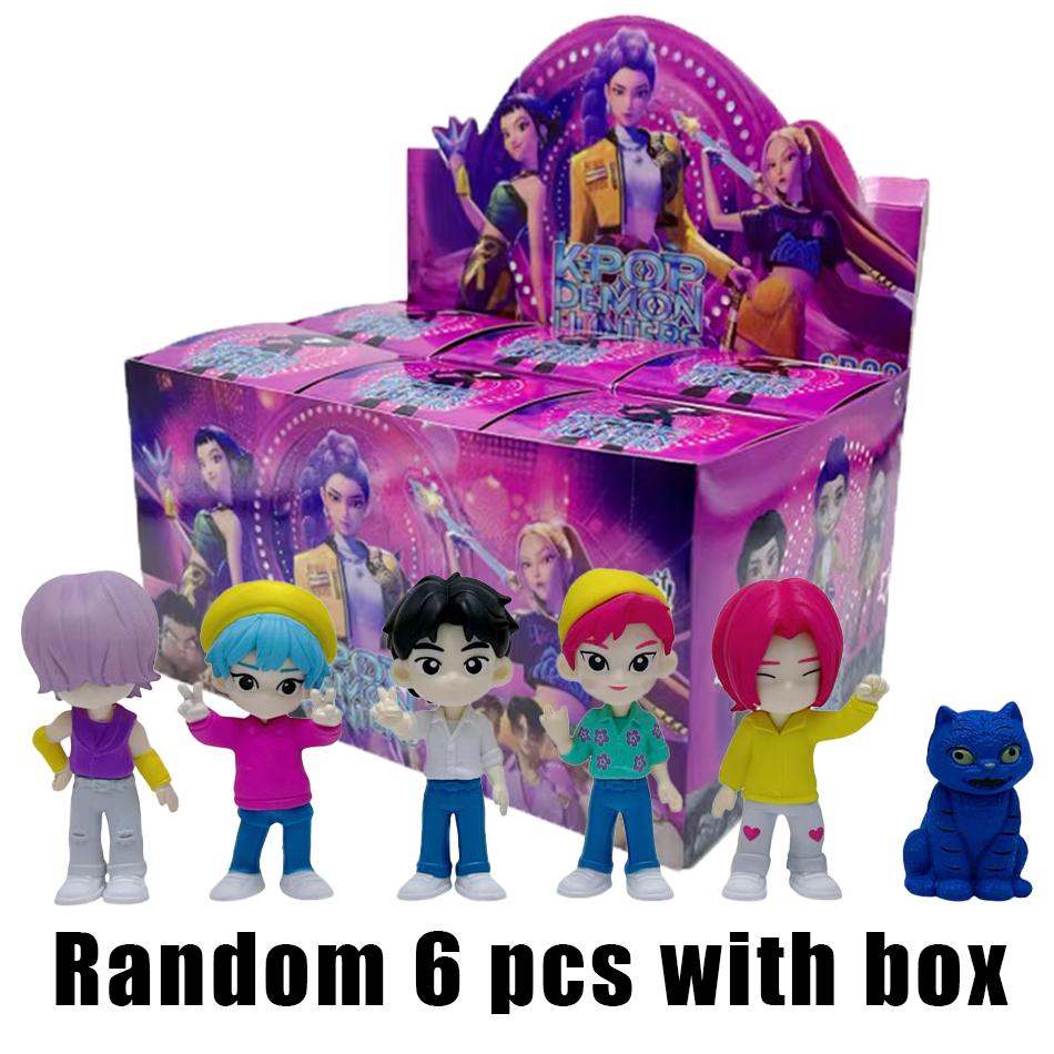 Новая фигурка Kpop Охотники на демонов, игрушка, ПВХ модель, мультяшная, игровые аксессуары, украшение для стола, коллекционная кукла, подарок для детей