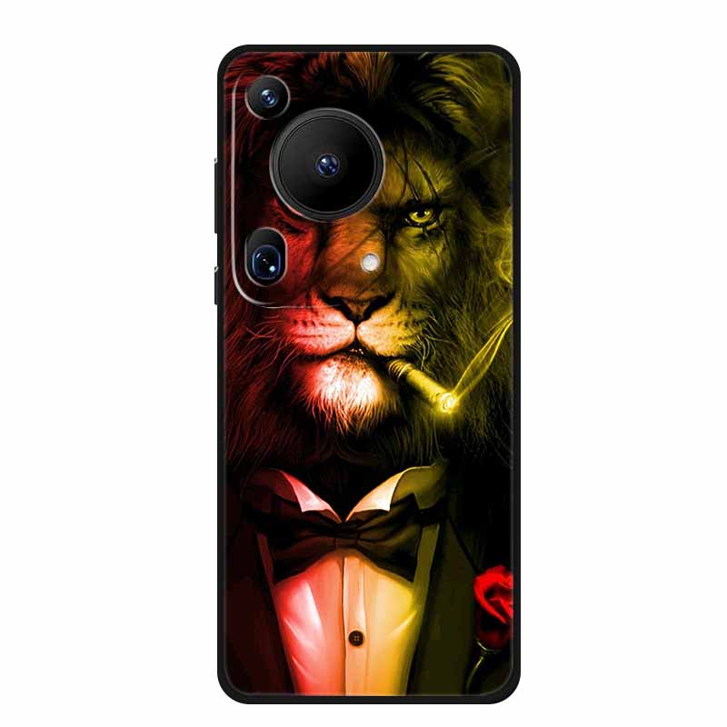 For Huawei Pura 70 Ultra Case 70Ultra Black Silicone Soft Back Cover Case For Huawei Pura 70 Ultra Phone Case Cover Pura70 Ultra