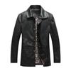 Jacket Men's Autumn and Winter New High-end Men's PU Leather Jacket Top Winter Plus Velvet