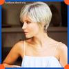 2025 Европейский модный короткий прямой парик для женщин HW950
