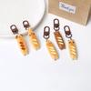 Cute Cartoon Baguettes Keychain Personality Kawaii Animal Bread Car Keyring Pendant Backpack Decoration Accessories Gifts