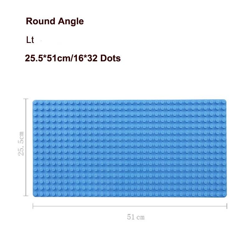 51*25,5 см Крупногабаритные строительные блоки Базовая плита Кирпичи Базовая плита DIY Развивающие игрушки для детей Кирпичная стена