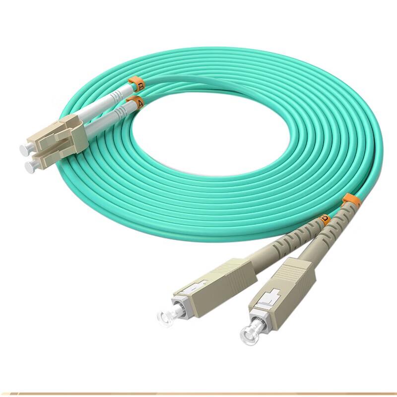 Shanze 10G OM4 Multimode LC-SC Fiber Optic Patch Cable, 5m