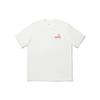 Li-Ning X Phil Hackett Joint Series Printed Letter Crew Neck Oversized Short Sleeve T-Shirt Unisex Tops Off-White AHSU213-4
