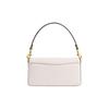 Coach Белая фактурная кожаная сумка-трансформер Tabby 26 для повседневного использования