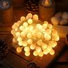 1pc Globe Ball String Light 10/20/40/80 LED Fairy Light Battery Powered For Home Bedroom Indoor Party Wedding Festival Decor