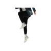 Li Ning Fitness Series Solid Color Comfortable Quick-Dry Knitted Sports Pants Men Bottoms Black AKLU147-1