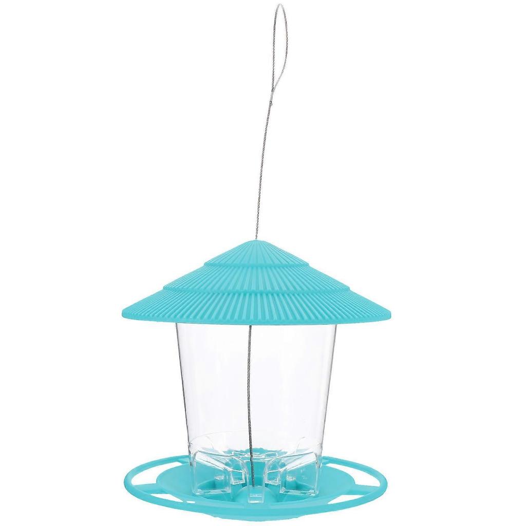 Automatic Hanging Bird Feeder for Outdoor Garden – Durable, Easy to Clean Design, Practical Green Bird Food Feeder