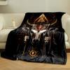 Mystical Animal Skull Art for all seasons blanket lunch break throw gift