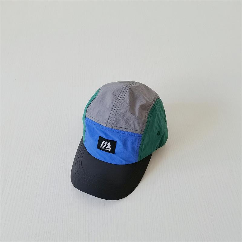 Кепка детская новая весенне-летняя универсальная бейсболка с подходящим цветом тонкая дышащая солнцезащитная шляпа