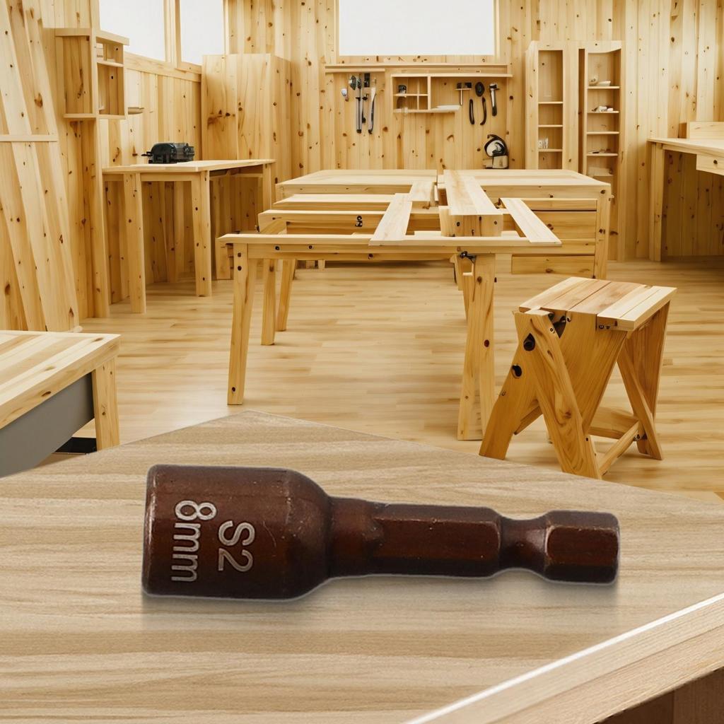 Надежно закрепите гайки с помощью 8-миллиметрового магнитного гаечного ключа с торцевой головкой и шестигранным гаечным ключом