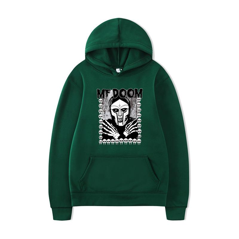 Autumn Winter MF DOOM Hoodies Men Fashion Long Sleeve Sweatshirts Women Harajuku Oversize Streetwear Pullovers Sudaderas