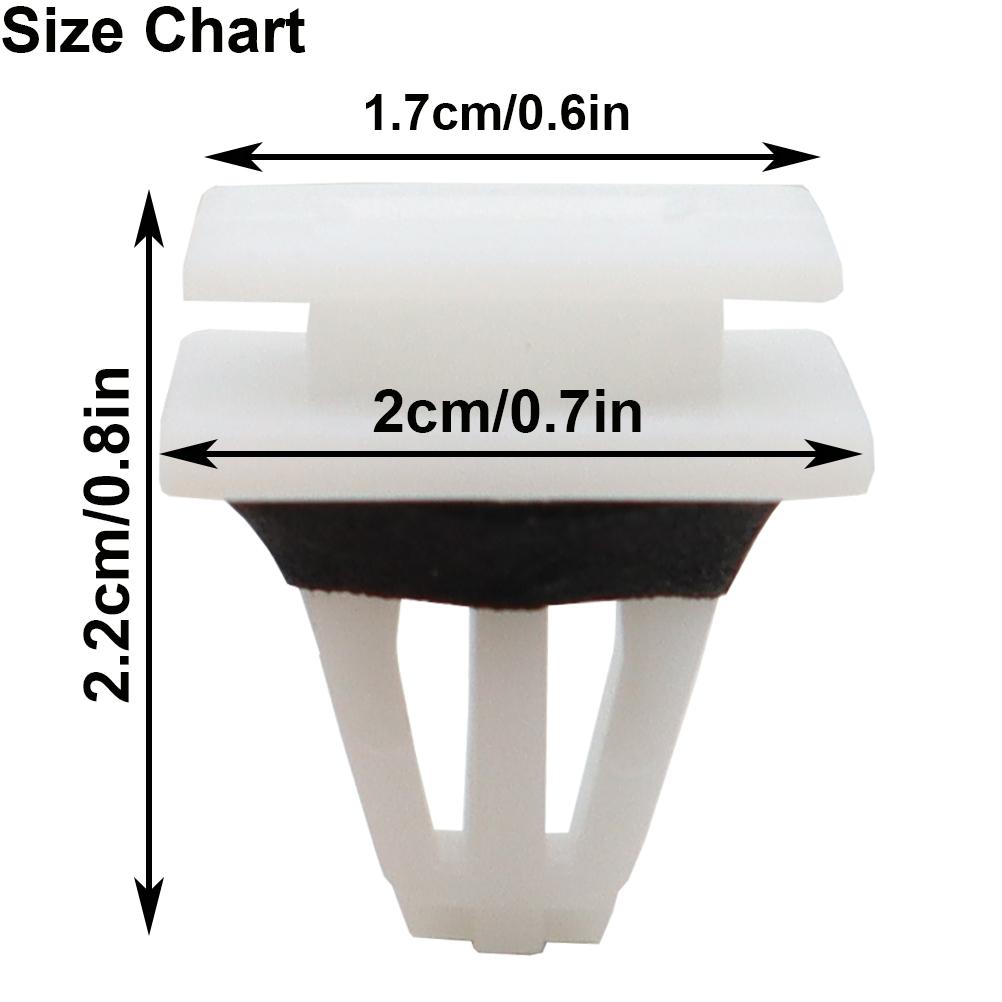 20 шт./компл. автомобильная панель коромысла фиксатор боковой юбки порога молдинг монтажная крышка отделочные зажимы OE# 91504-SP1-003 для Honda Acura
