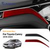Настоящее мягкое углеволокно для Toyota Camry XV70 2018 2024 LHD RHD Наклейка на приборную панель пассажира