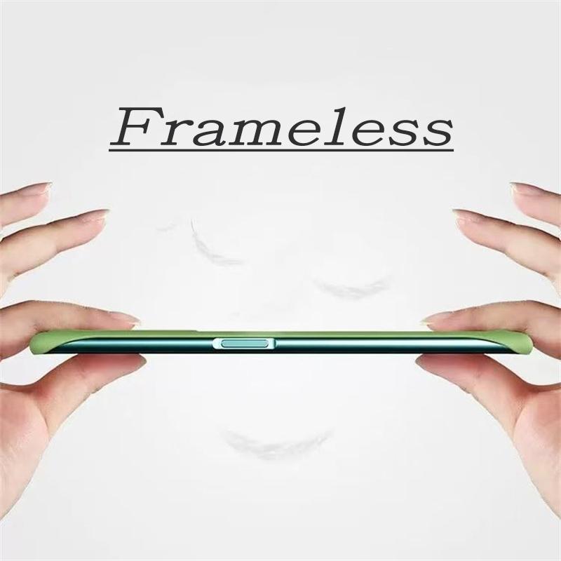 Модный тонкий безрамочный чехол для Samsung Galaxy A55 A15 A05S A54 A34 A24 A14 A53 A33 A23 A13 A52 A32 A12 A51 A31 A21S A50 A30 чехол жесткий скраб ПК
