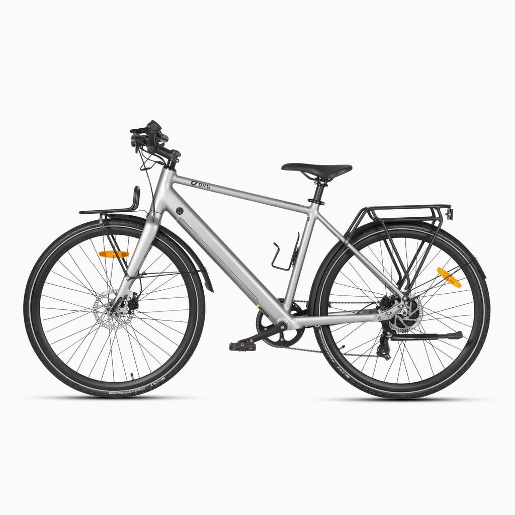 DYU Stroll 1 36V 250W City Electric Bike - 67km Pedal Assist, Ultralight 18.5kg, Hydraulic Disc Brakes, Stylish City Commuter Design