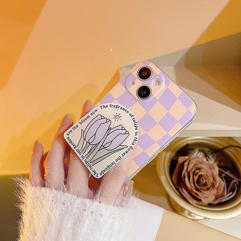 Прозрачный мобильный чехол для OPPO R9/R11/R15/R17 и Reno 3/4/5 с новым стильным держателем для клея