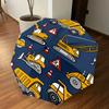 1PC construction vehicles Umbrella-8-Rib Reinforced, Automatic Open, Lightweight & Durable, Cute Fashion Accessory for Outdoor-T338