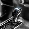 For Nissan Versa -2024 ABS Carbon fiber look Gear Shift Knob Cover Trim 1PCS