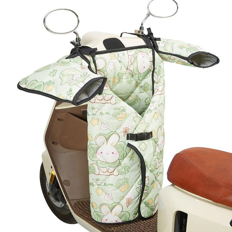 All-Season Detachable Windproof Blanket for E-Scooter/Motorcycle-2-Layer Waterproof&Thermal Lining,Universal Fit for Most Models